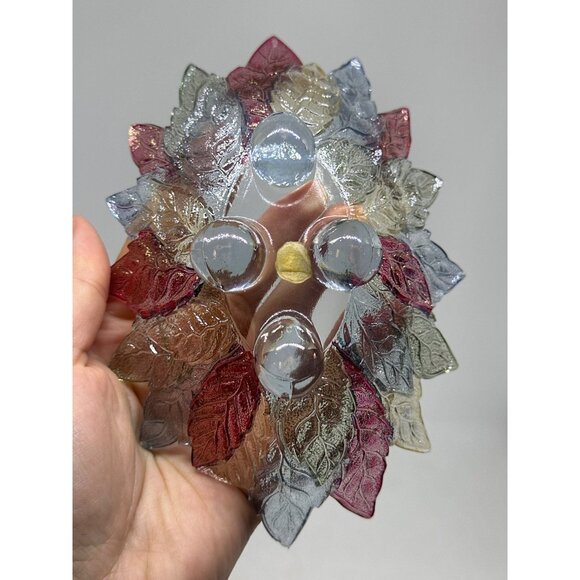 VTG Westmoreland Multi-Color Leaf Dish 7" | Depression Glass Candy Relish Tray - Picture 6 of 7